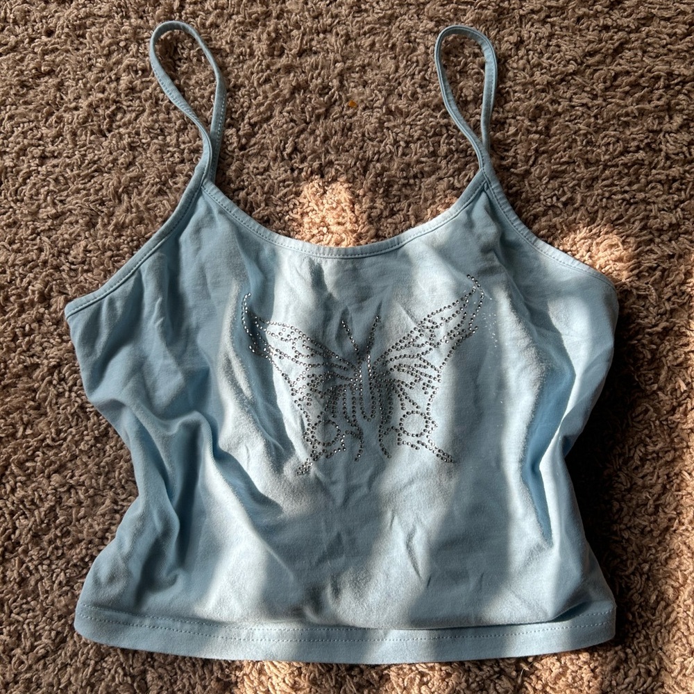 Shein butterfly top
